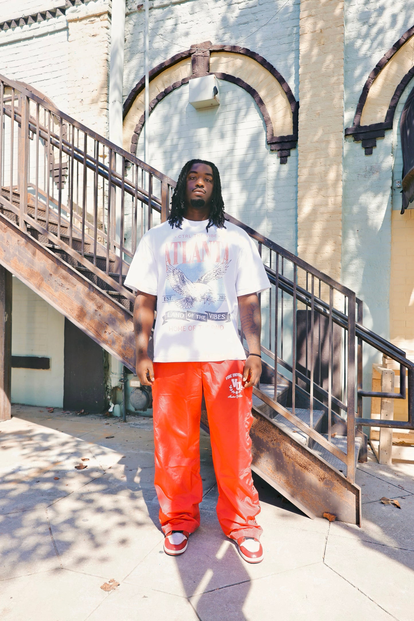 Vibe University Side Snap Nylon Pants