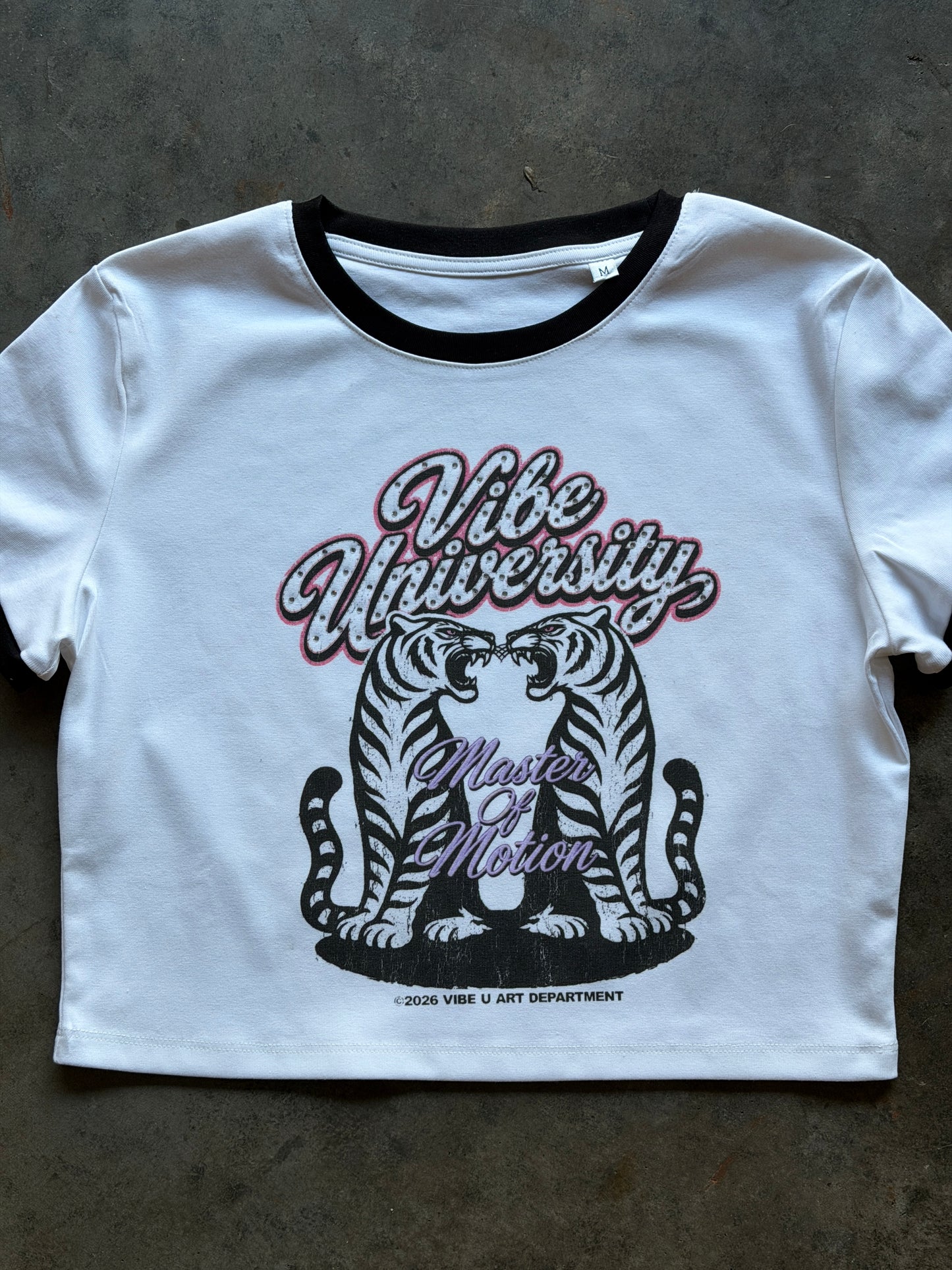 Women’s VU White Tiger Crop
